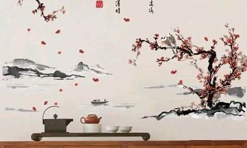 书房墙面贴瓷砖好看吗-书房装修墙贴画