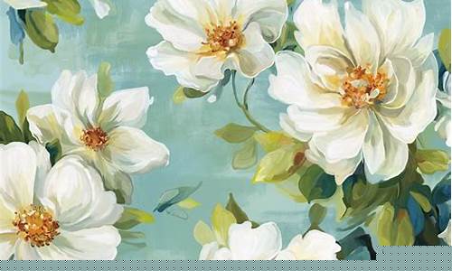花卉装饰画手绘-花卉装饰画手绘图片大全