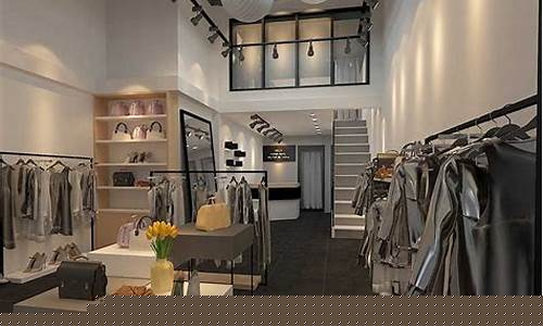 小服装店装修风格图 简约-小服装店装修风格